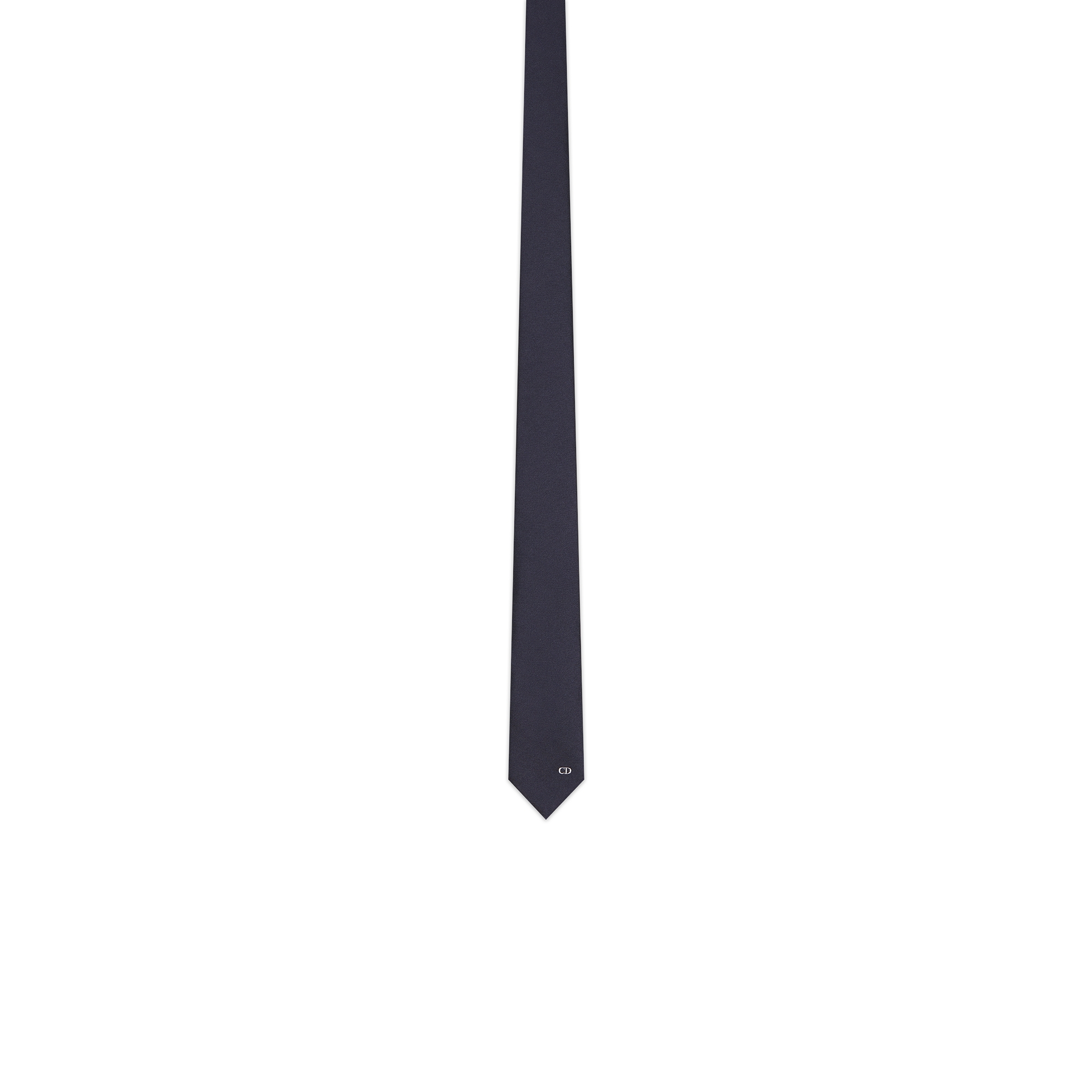 CD Tie Navy Blue Silk E01
