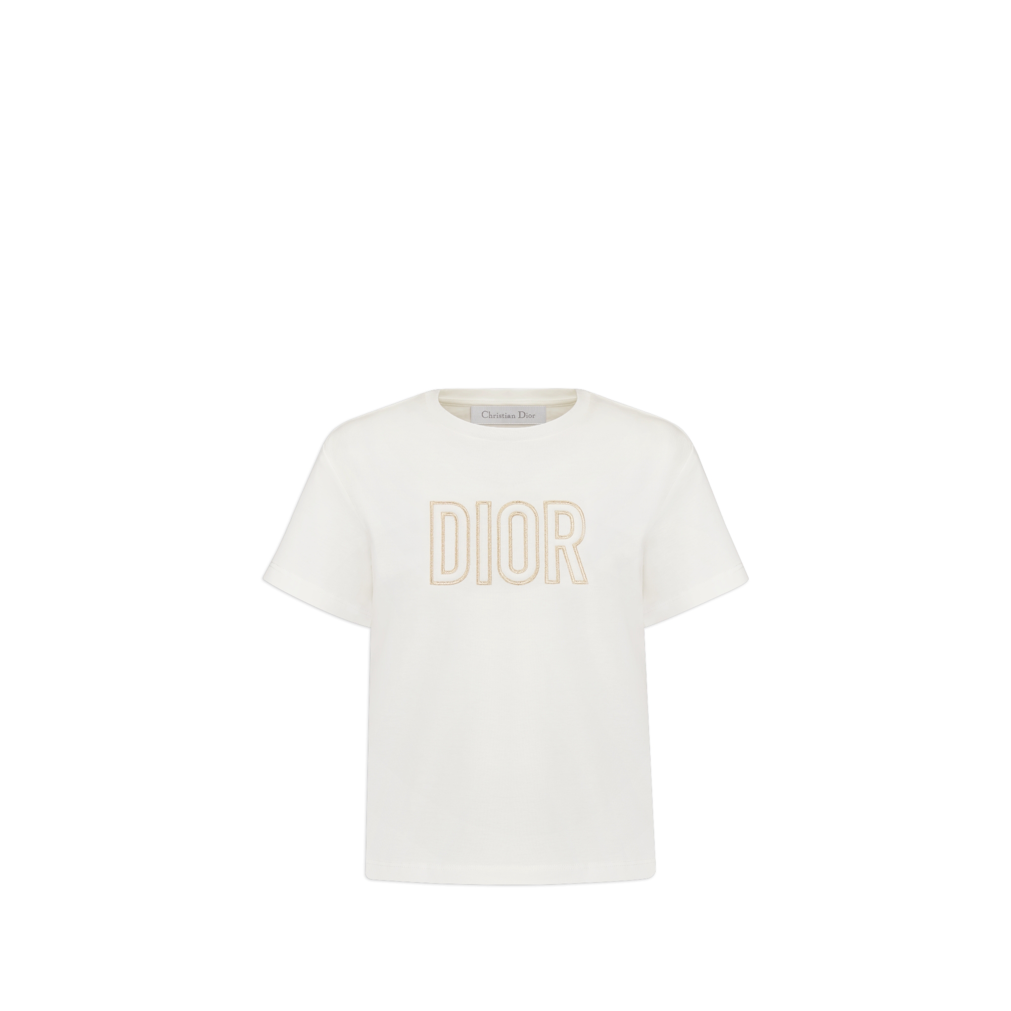 Kids' T-Shirt Ivory Cotton Jersey E01