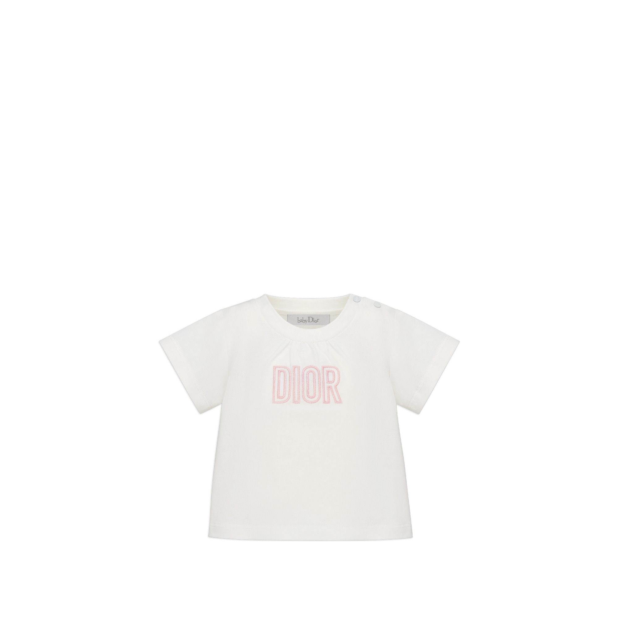 Baby T-Shirt White Cotton Jersey E01
