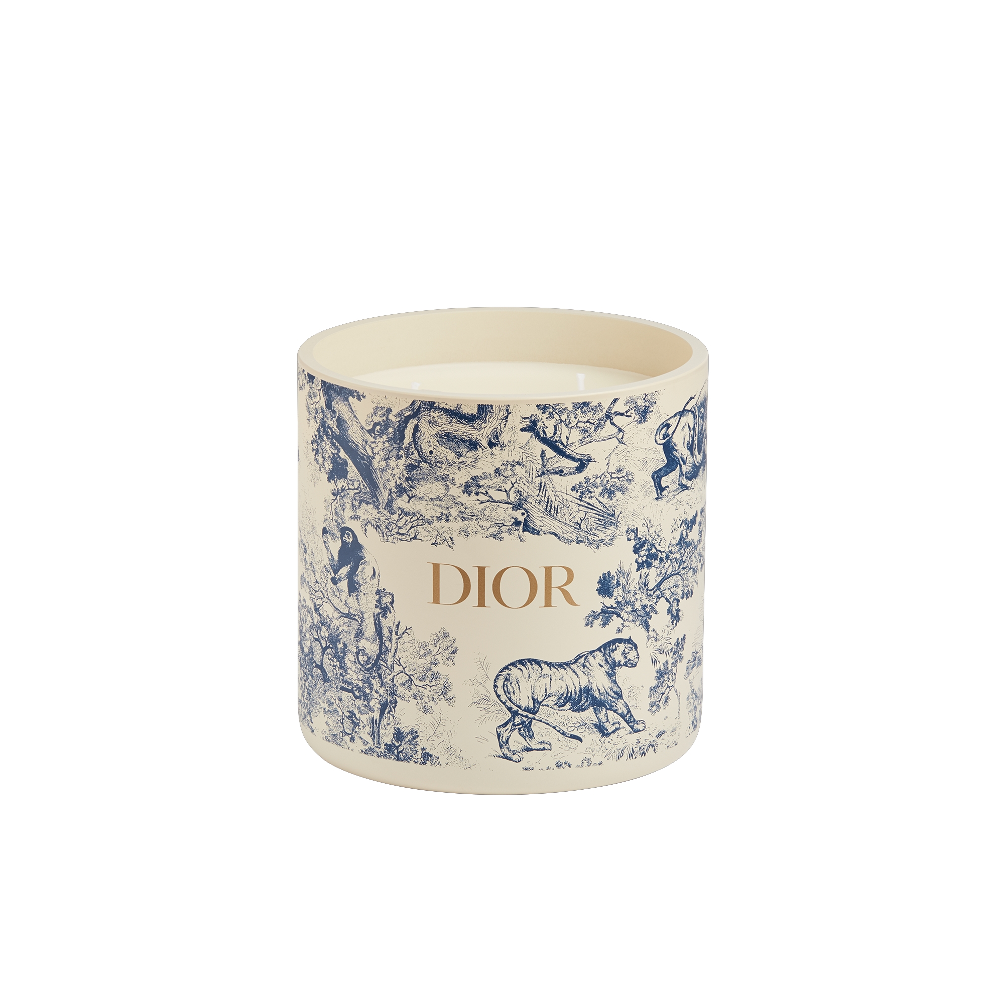 Small Toile de Jouy Candle Blue Toile de Jouy E01