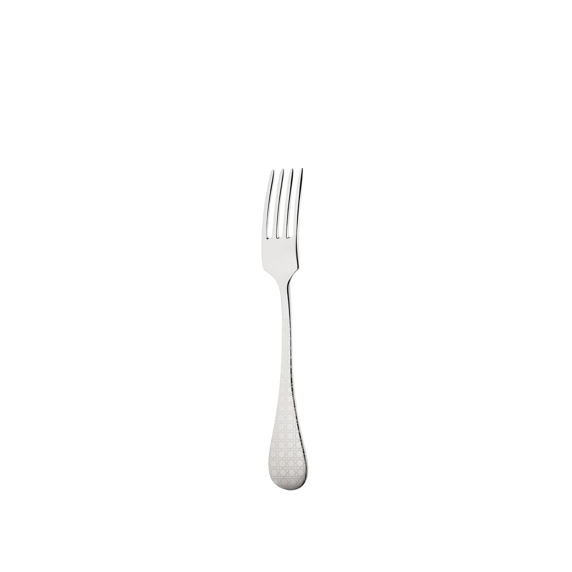 Dessert Fork Silver-Plated Cannage Metal E01