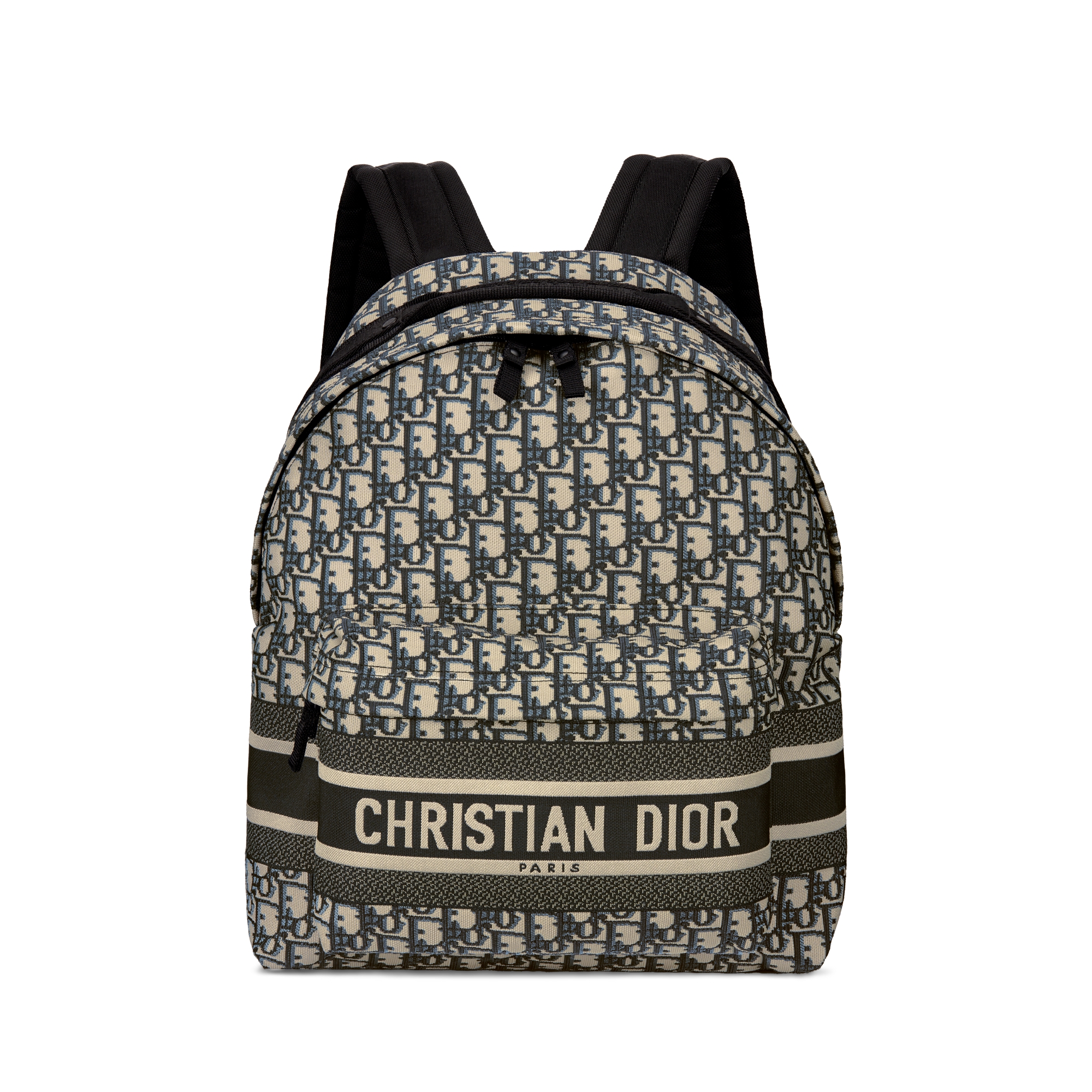 DiorTravel Backpack Blue Dior Oblique Jacquard E01