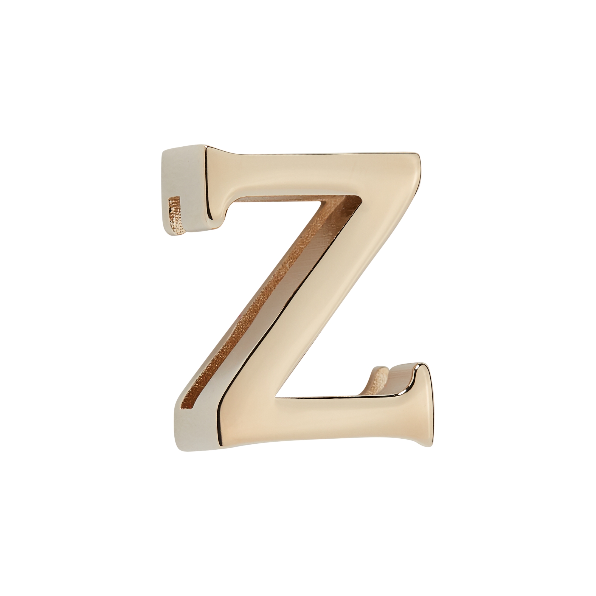 แบดจ์ My ABCDior Letter 'Z' โลหะเคลือบทองโทนอ่อน E01